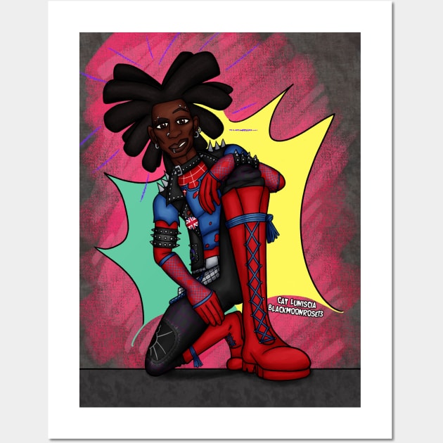 Spider-punk Wall Art by Blackmoonrose13